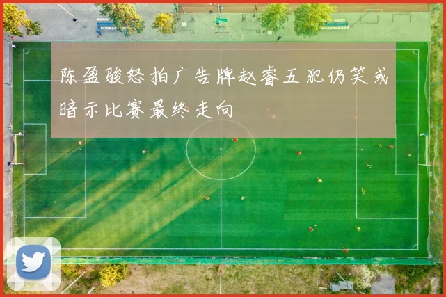陈盈骏怒拍广告牌赵睿五犯仍笑或暗示比赛最终走向